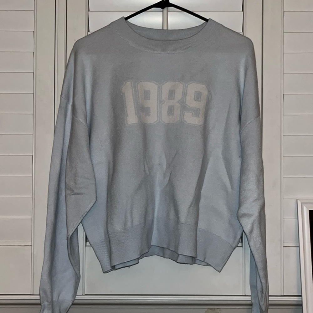 Stella tweed Taylor swift 1989 sweater size large NWT